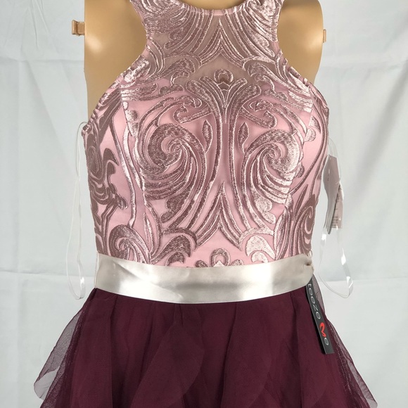 Teeze Me Juniors party dress MSRP $129 - Picture 2 of 5